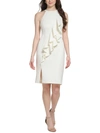 VINCE CAMUTO WOMENS FITTED MIDI BODYCON DRESS