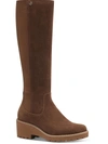 Giani Bernini Valensia Womens Suede Tall Knee-high Boots In Brown