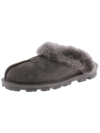 Ugg Coquette Fur-trimmed Slippers In Pink