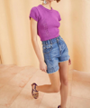Ulla Johnson The Charlotte High-rise Denim Shorts In Multi