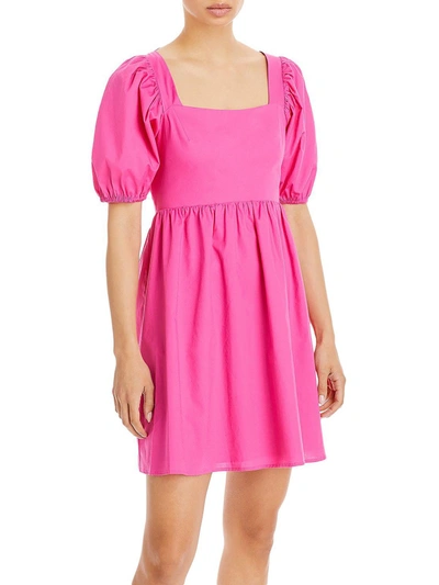 Wayf Womens Summer Short Mini Dress In Pink