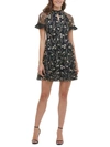 KENSIE WOMENS CUT-OUT MINI COCKTAIL AND PARTY DRESS