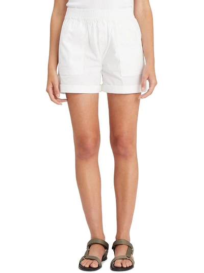 Sanctuary Trail Blazer Womens Cuffed Pockets Casual Shorts In White