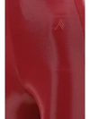Attico Ruby Chain-trimmed Leggings In Wine Red