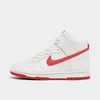 Nike Big Kids' Dunk High Casual Shoes In Summit White/track Red