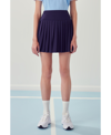 ENGLISH FACTORY WOMEN'S SPORTSWEAR PLEATED STRETCHED SKORT