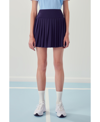 English Factory Sportswear Pleated Stretch Skort In Navy