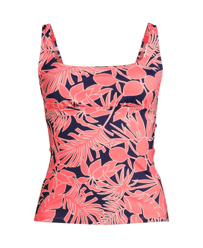 Lands' End Women's Ddd-cup Chlorine Resistant Square Neck