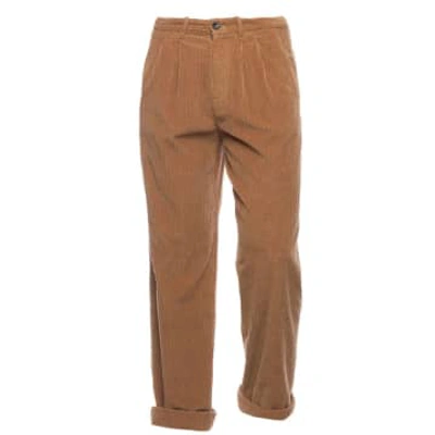 Nine In The Morning Marco Camel Pantaloni In Neturals