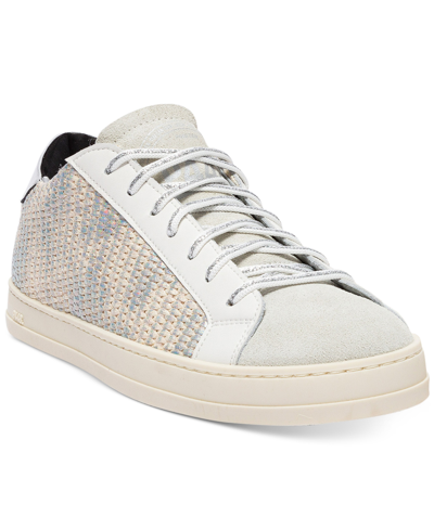 P448 Women's John Woven Lace-up Low-top Sneakers In Luce