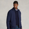Polo Ralph Lauren Mens French Navy Classic New Fit Bi-swing Windbreaker Jacket In Refined Navy
