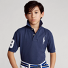 POLO RALPH LAUREN BIG PONY COTTON MESH POLO SHIRT