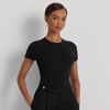 Ralph Lauren Cotton-blend T-shirt In Lauren Navy