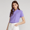 Polo Ralph Lauren Classic Fit Mesh Polo Shirt In Cactus Purple
