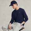 Polo Ralph Lauren Classic Fit Soft Cotton Crewneck T-shirt In Refined Navy