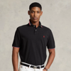 Polo Ralph Lauren Classic Fit Mesh Polo Shirt In Polo Black
