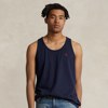 Ralph Lauren Washed Jersey Tank In Ink