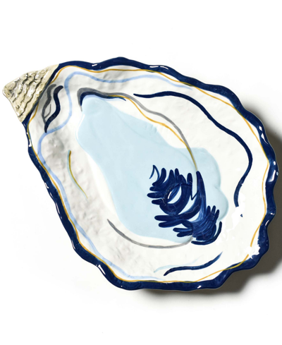 Coton Colors Oyster Platter 13'', Service For 1 In Orange