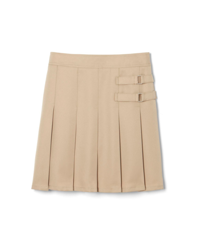 French Toast Big Girls Adjustable Waist 2-tab Scooter In Khaki