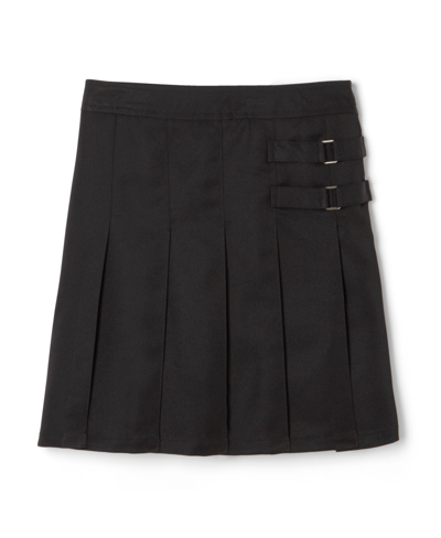 French Toast Little Girls Adjustable Waist Two-tab Scooter Skirt In Black