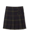 French Toast Toddler Girls Adjustable Waist Plaid Two-tab Scooter Plaid Skirt In Green