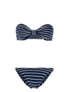 HUNZA G JEAN STRIPED BIKINI