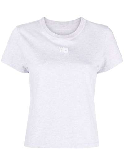 ALEXANDER WANG LOGO PATCH SHORT-SLEEVE T-SHIRT