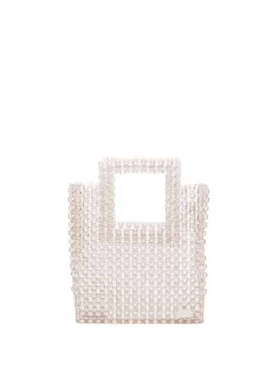 0711 Vinni Open-top Tote Bag In White