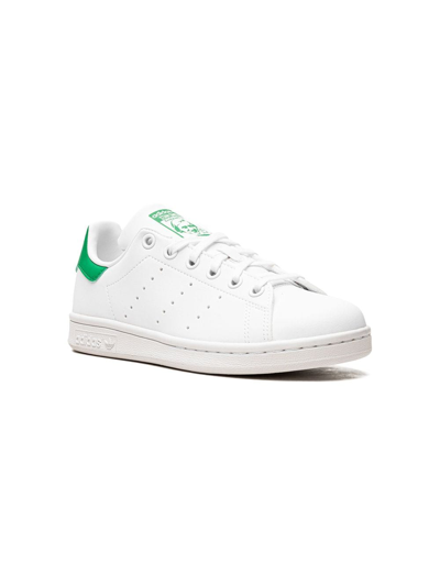 Adidas Originals Kids' Stan Smith Trainer In White/ Green