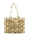 0711 PEARL-EMBELLISHED TOTE BAG