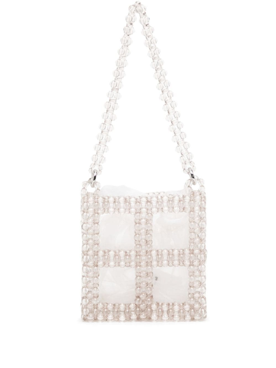 0711 Tekla Bucket Bag In White