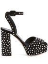 GIUSEPPE ZANOTTI NEW BETTY SPARKLE 120MM PLATFORM SANDALS