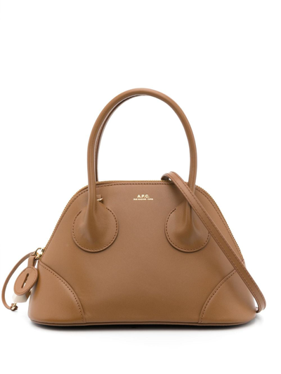 Apc Small Emma Tote Bag In Brown