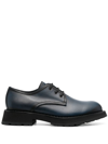 ALEXANDER MCQUEEN ROUND TOE LEATHER BROGUES