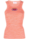 PUCCI LOGO-APPLIQUÉ KNIT TANK TOP