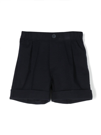 Il Gufo Babies' Pleat-detail Tailored Shorts In Blue