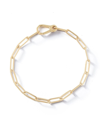 MATEO 14KT YELLOW GOLD LONG LINK CHAIN BRACELET