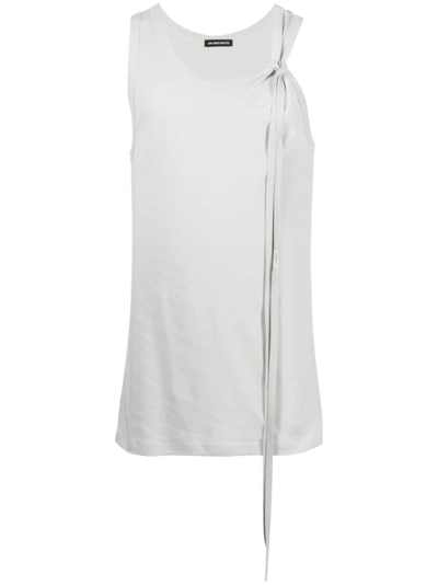 Ann Demeulemeester Off-white Seva Tank Top In Grey