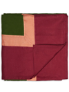 La Doublej Rainbow Linen Tablecloth In Green