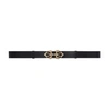 Ba&sh Bilissi Hook-fastening Leather Belt In Noir