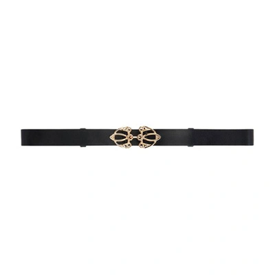 Ba&sh Bilissi Hook-fastening Leather Belt In Noir