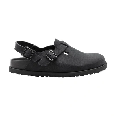 Birkenstock 1774 Tokio Suede Loafer In Black