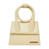 Jacquemus Le Chiquito Moyen Leather Handbag In Ivory