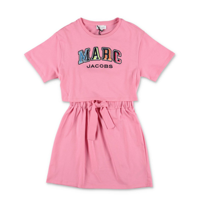 The Marc Jacobs Kids Dress For Girls In Fucsia