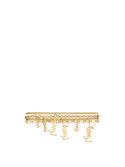 Saint Laurent Bracelet In Gold