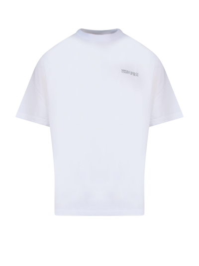 Marcelo Burlon County Of Milan Marcelo Burlon Tempera Cross Print T-shirt In White