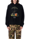 Palm Angels Enzo From The Tropics Hoodie In Black