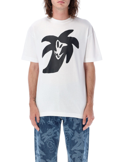 Palm Angels 'palmity Unity' Cotton T-shirt - Men's - Cotton In White