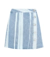 3X1 HIGHER GROUND DENIM SKIRT,P00258657