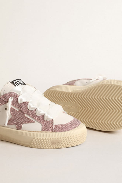 Golden Goose Kids' Sneakers May In White